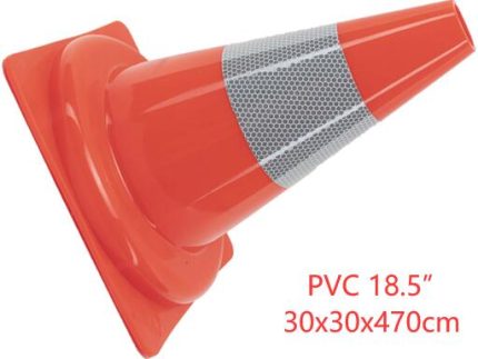 LZ205 PVC cone 18.5 inch (470mm) 0.9kgs 300mmX300mm