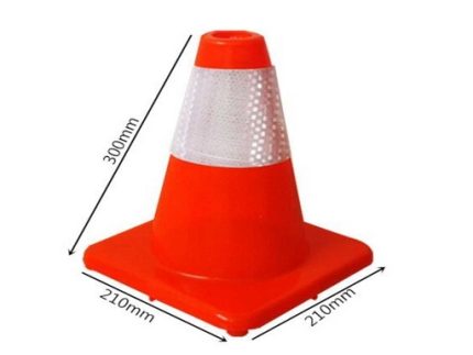 30CM COLLAPSIBLE CONE MATERIAL PVC (CONO REFLECTIVO 30CM PVC)