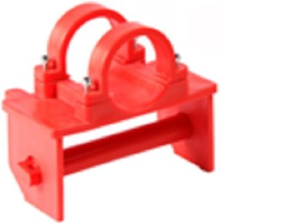 PORTACUNA CAMIONETA PU TS768 DIA.72MM 3“  TS768UCH Wheel Chock frame HOLDER plastic