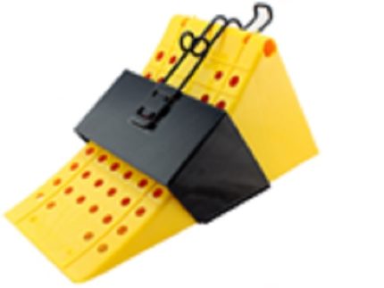 PORTA CUNA TS195 HDPE 40TON CAMION TS195H Wheel Chock frame HOLDER metal  METAL HOLDER ONLY