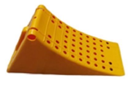 CUNA HDPE 40TON CAMION 47X20X23 AMAR.C.METAL TS195 wheel chock HDPE