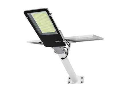 LAMPARA REFLECTOR LED SOLAR 1000W，6v/35w Lámpara 495X210X60mm， Panel solar 700X350X25mm,