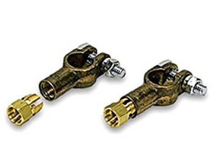 Battery Cable Terminal Brass materials with adapter 200g/pair