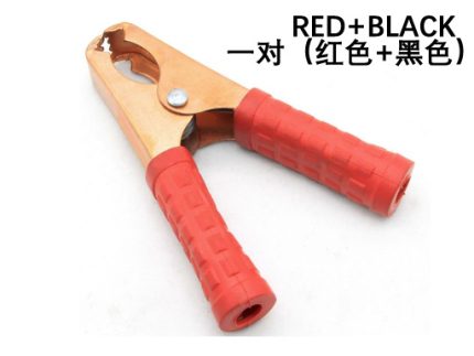 Pinzas BLACK+RED 75A 11cm