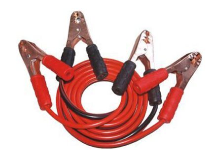 400A 0.3MMX60X8MMX8 FOOT BOOSTER CABLES (BLACK+RED) WITH A-15 CLAMP