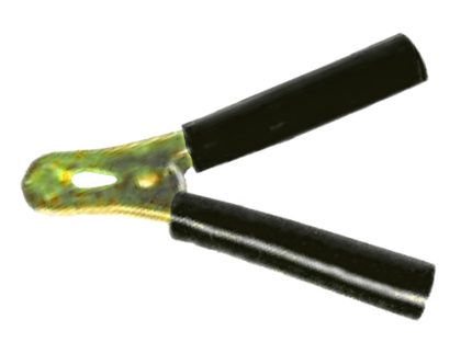 YH255 100A BATTERY CLIP BLACK