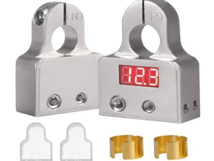 BTD4001 0191949-11 KIT TERMINAL DE BATERIA CON MEDIDOR VOLTIMETRO 0-24V