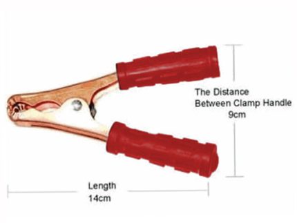 TERMINAL CJ203100R 100A BATTERY CLIP (A-05 RED)