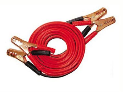 JUC-100A 7MMX2.5M BOOSTER CABLES WITH TYPE A-10 CLAMP