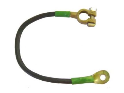 BCB18=BG618 0.23MMX370X10MMX4.5M BATTERY CABLE COPPER CLAMP AND BLACK WIRE