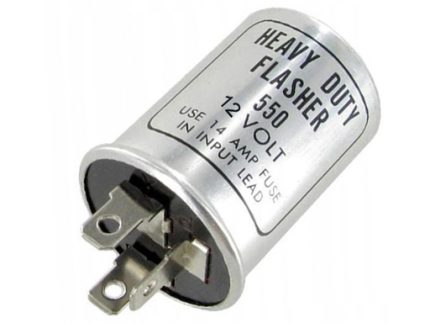LONG 3P 12V/24V UNIVERSAL ELECTRONIC FLASHER MATERIAL ALUMINIUM  550# LONG FLASHER 12V 3PIN H:60mm