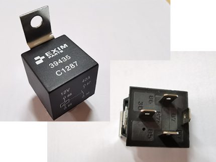 RELAY 12V 40A,4 PINS METAL FIX