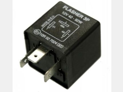 FLASHER 12V 3 PINES/SPARK/AVEO/FIAT PALIO/TODOS/VW/PEUGEOT/CHEVROLET OPTRA 31 49A 49