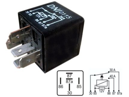 5T 12V 40/30A INVERSOR =DNI.140=158R=IM.11345 DUN.115