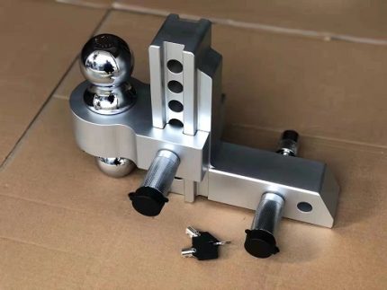 HT2001 SOLID HITCH TOW 3 BALL SIZE IS 1-7/8“, 2" AND 2-5/16" with Hook and Dring