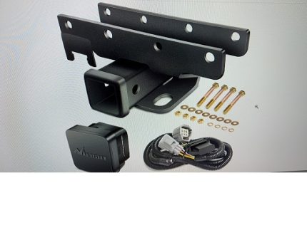 Nilight 2 inch Rear Bumper Tow Trailer Hitch Receiver Kit JK-61A