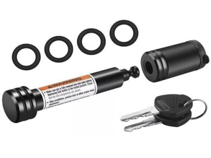 TL2326 5/8 PIN 3.1/2inch BLACK  TRAILER TOW LOCK WITH CLIP
