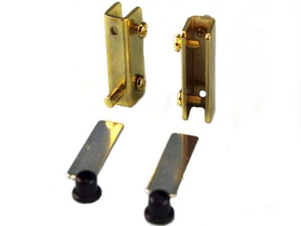 GLASS DOOR HINGLE W/M4 METAL SCREWS 40x4.7MM