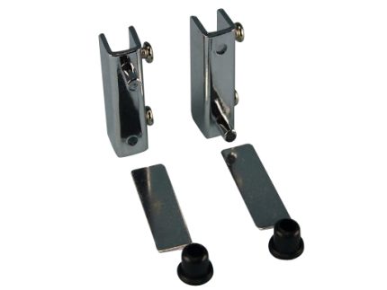 GLASS DOOR HINGLE W/M4 METAL SCREWS 40x4.7MM