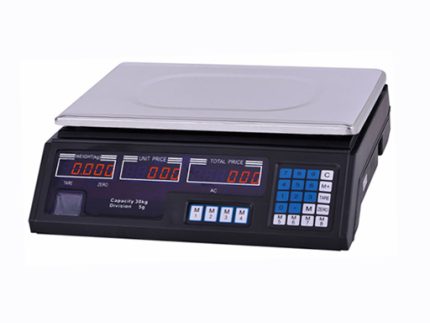Digital Balance, 40kg/5g, LED display,Battery: 4v 4ah, Cover:black