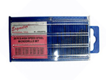 20pc Mini HSS Twist Micro-Drill Bits Set