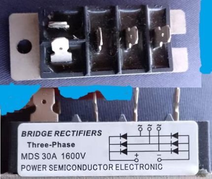 spare parts BRIDGE RECTIFIERS for ZX7-500 serice rack mount welding machine