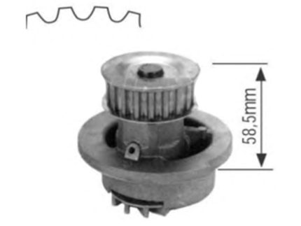 Water pump for Cielo and Corsa ESPERO 1500 MATIZ SE OE: 1334025 11057/GWO-13